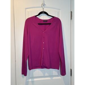 Classiques Entier 100% Cashmere Women's Cardigan Size XL